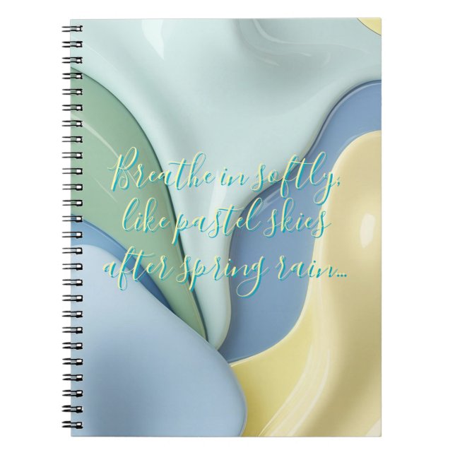 Cahier classique dans un graphique élégant (Devant)