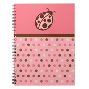 Cahier coccinelle rose