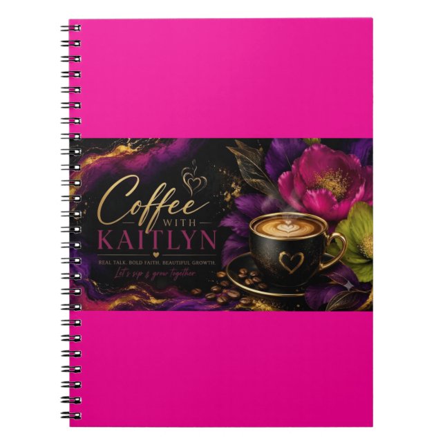 Cahier Coffee With Kaitlyn (Devant)