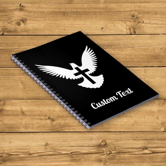 Cahier Colombe avec Croix (Créateur téléchargé)
