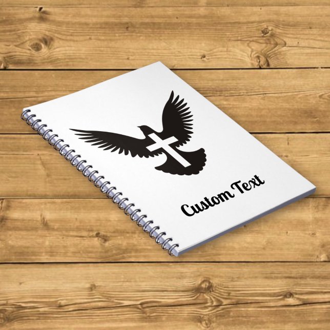 Cahier Colombe avec Croix (Créateur téléchargé)