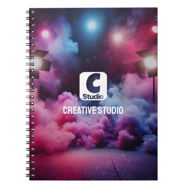 Cahier Coloré Audacieux Design Simple Créatif (Devant)