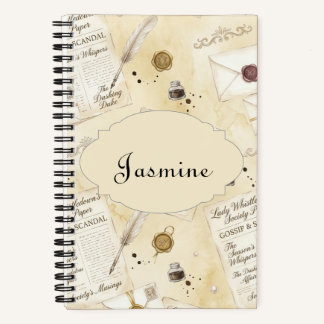 Cahier Compagnon de Prose Romantique Personnalisé