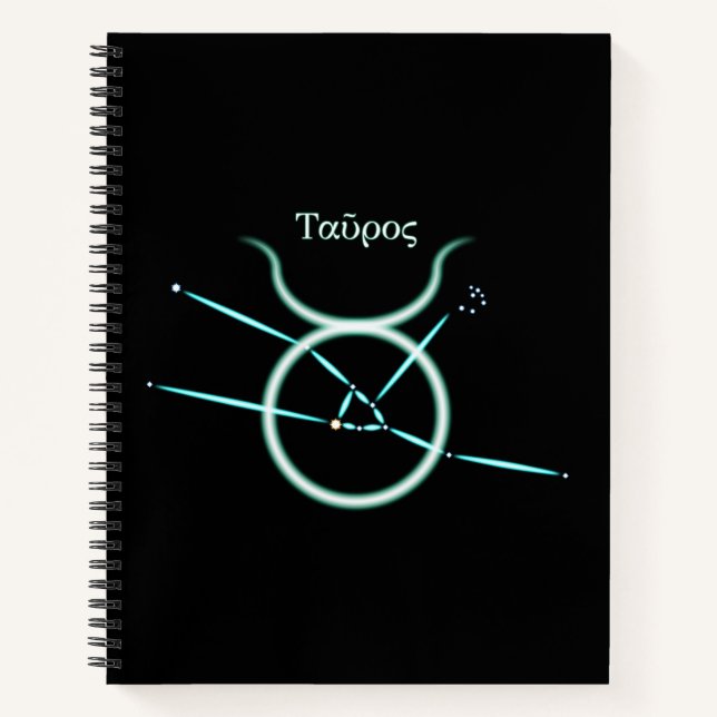 Cahier Constellation Zodiaque Taureau (Devant)