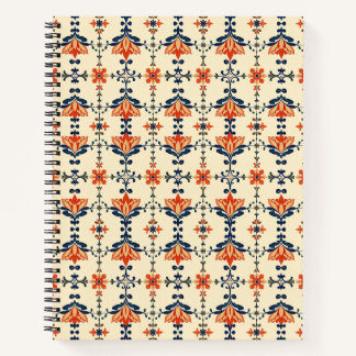 Cahier Corail Cobalt Tulipe Iznik Ottoman
