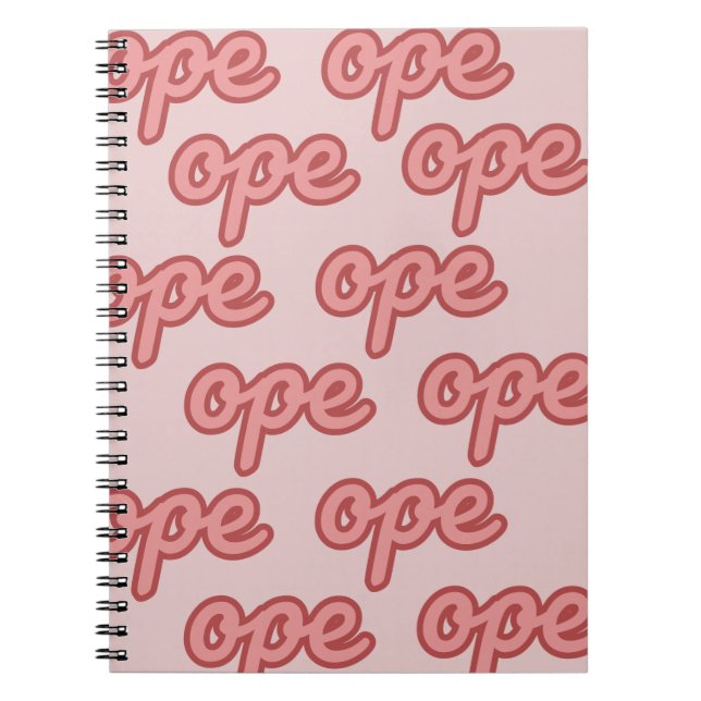 Cahier Corail Drôle Ope Midwest (Devant)