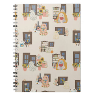Cahier Cottage fantôme | Journal cosy d'automne