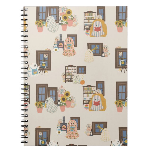 Cahier Cottage fantôme | Journal cosy d'automne (Devant)