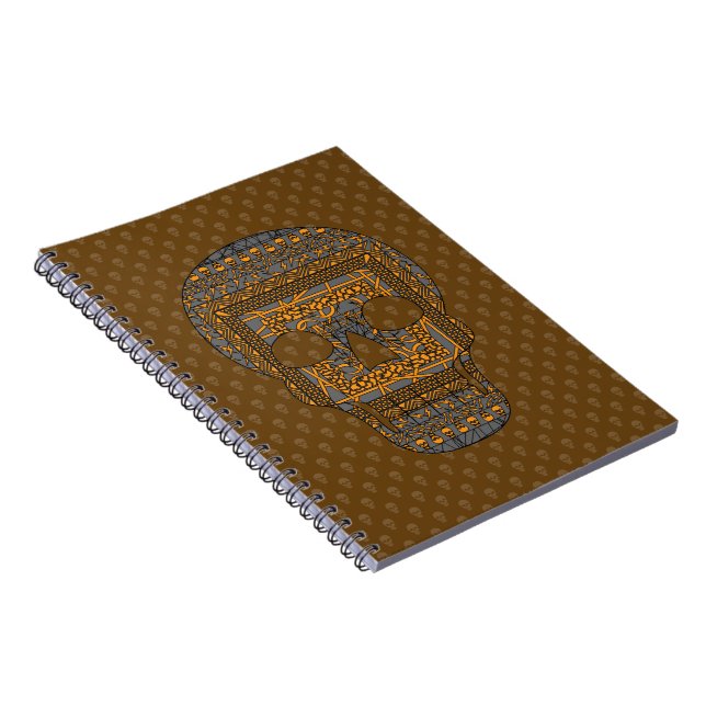 Cahier Crâne d'Halloween (Côté Droit)