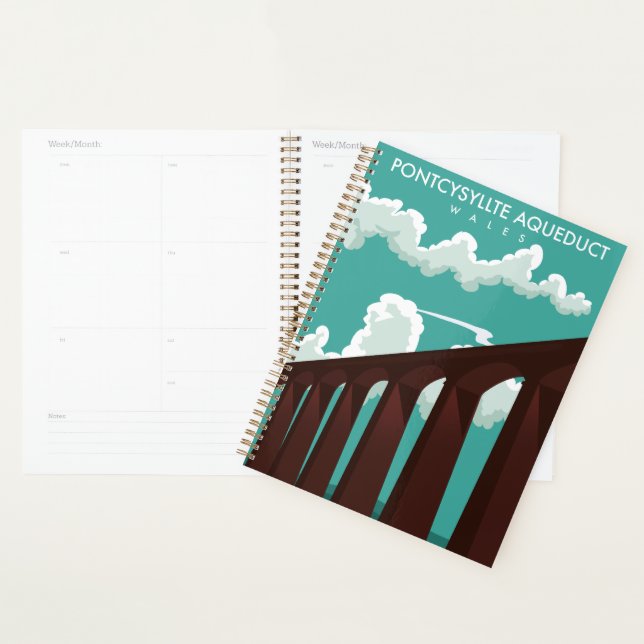 Cahier d'affiche de voyage Viaduc de Leaderfoot Éc (Devant avec enveloppe)
