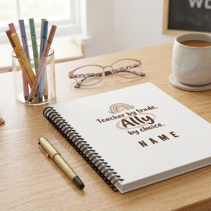 Cahier d'allié de l'enseignant personnalisé - Nom 