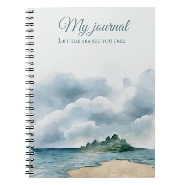 Cahier d'ambiance plage | Journal côtier (Devant)