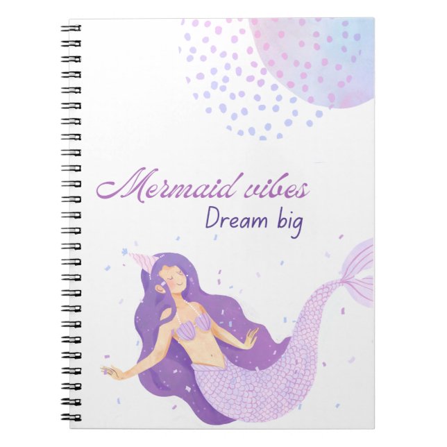 Cahier d'anniversaire sirène (Devant)