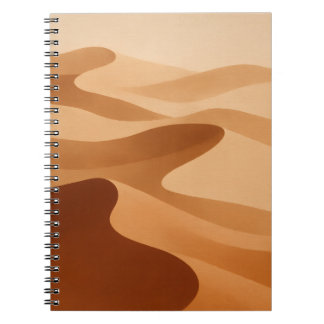 Cahier d'art neutre Sahara Dunes