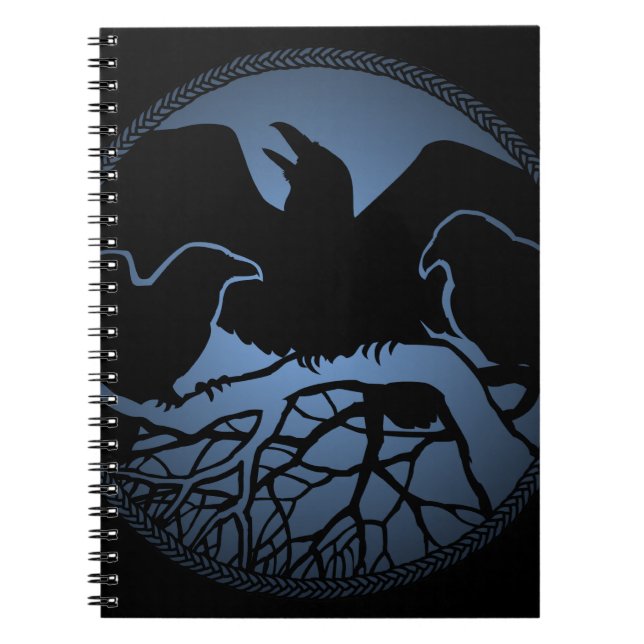 Cahier d'art Raven Journal de corbeau (Devant)