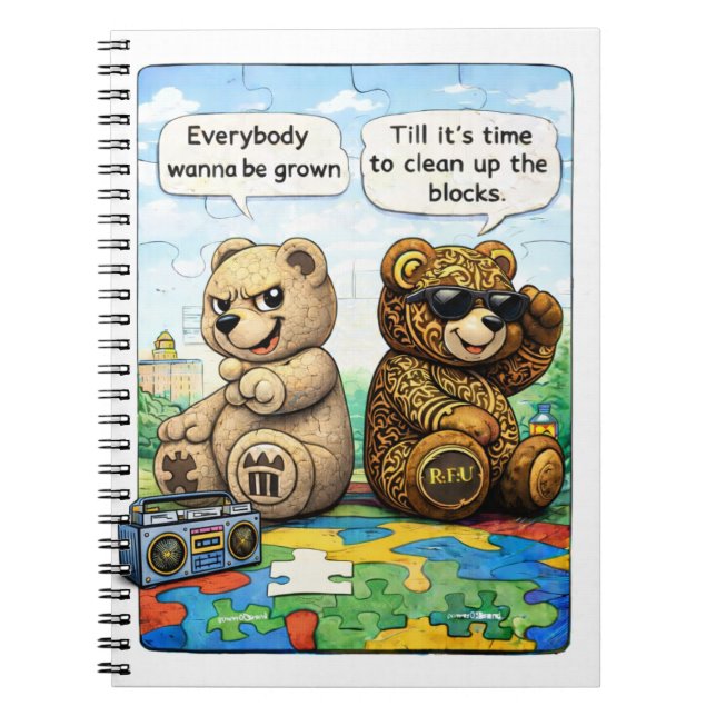 Cahier d'art urbain PowerOf3Brand « Little Visiona (Devant)