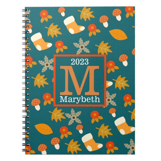 Cahier d'automne personnalisé (Devant)