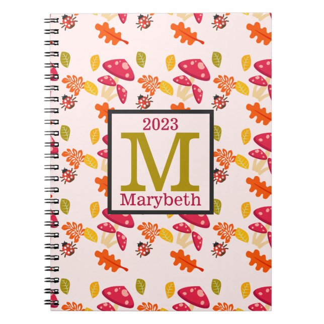 Cahier d'automne personnalisé (Devant)