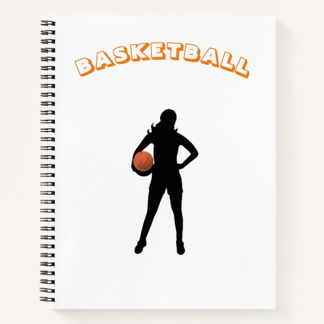 Cahier de basketball avec nom et numéro de maillot (Devant)