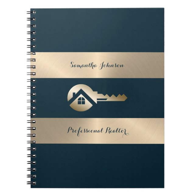 Cahier de biens immobiliers Modern Gold Key Blue S (Devant)