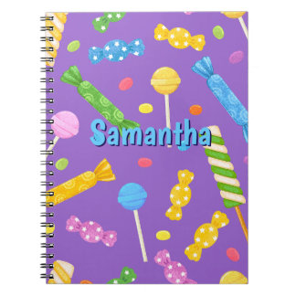 Cahier de bonbons personnalisé – École Sweet Lilac