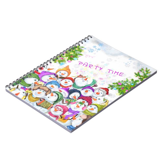 Cahier de bonshommes de neige de Noël (Côté gauche)