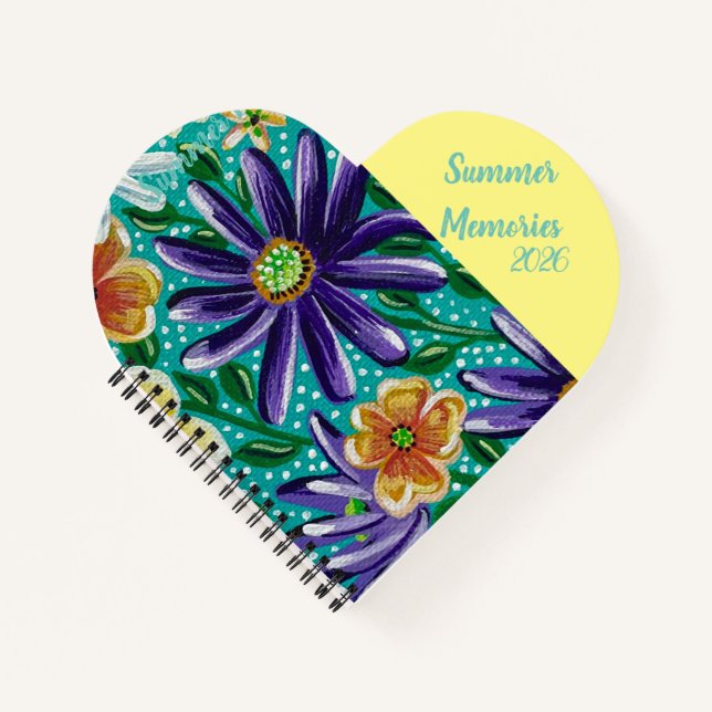 Cahier de champs de montagne d'été (Devant)