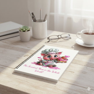 Cahier de chef Maman Cochon le plus doux