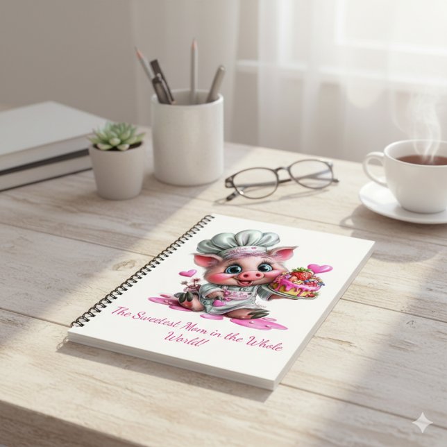 Cahier de chef Maman Cochon le plus doux (Créateur téléchargé)