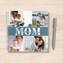 Cahier de collage de 4 photos pour la fête des mèr