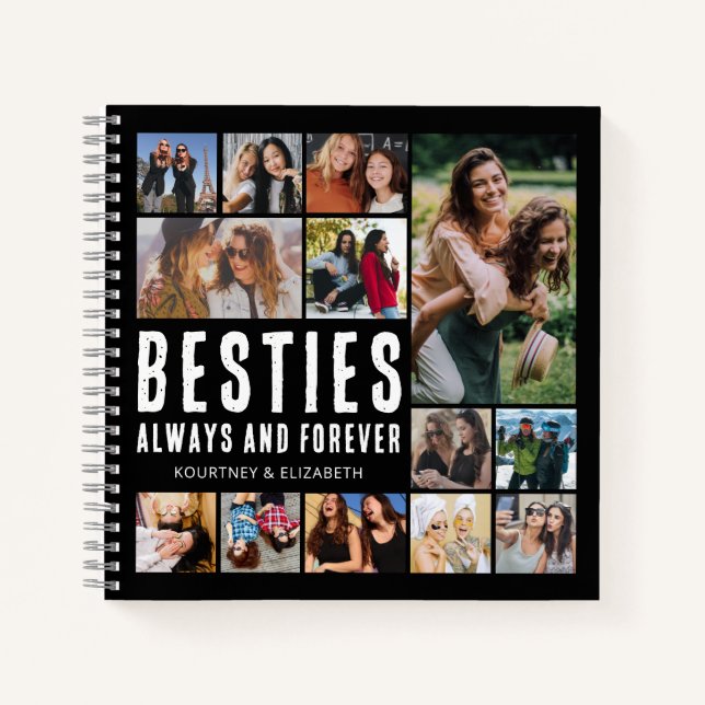 Cahier de collage photo des meilleures amies pour  (Devant)