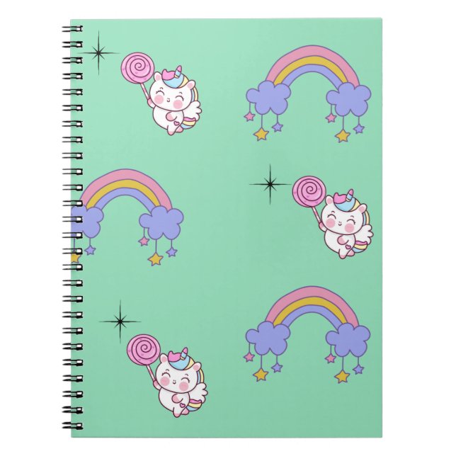Cahier de conception de licorne pour les enfants (Devant)