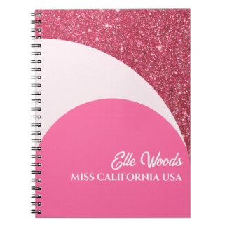 Cahier de Concours Pailleté Rose Clair