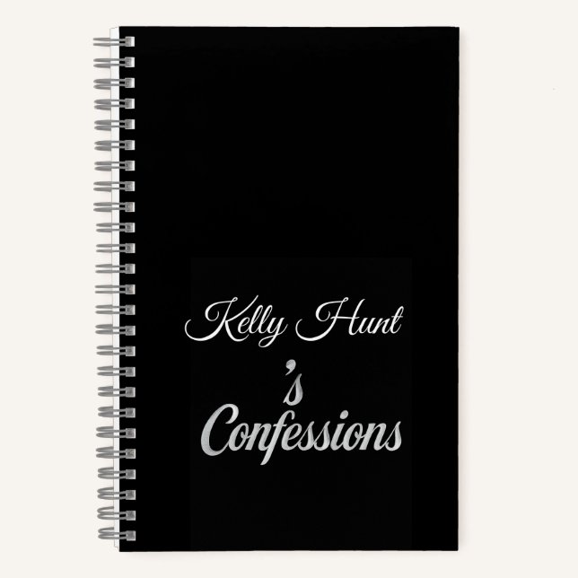 Cahier de Confessions Cadeau Nom Personnalisé (Recto)