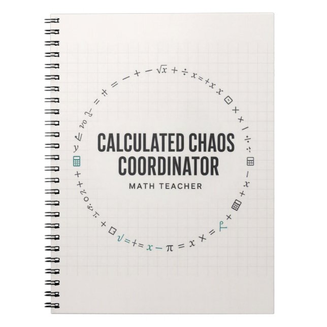 Cahier de coordinateur de chaos calculé Professeur (Devant)