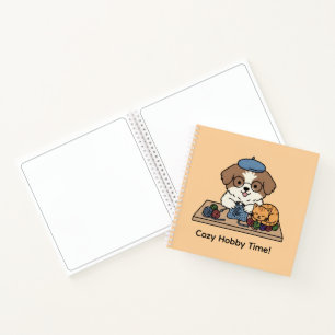 Cahier de croquis de fabrication de chiots et chat