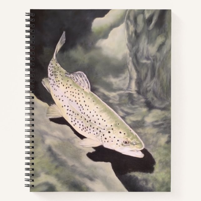 Cahier de croquis de truite (Devant)