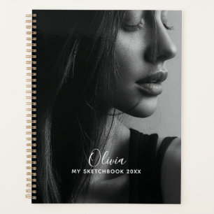Cahier de croquis personnalisé avec collage de pho