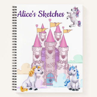 Cahier de croquis personnalisé pour enfants