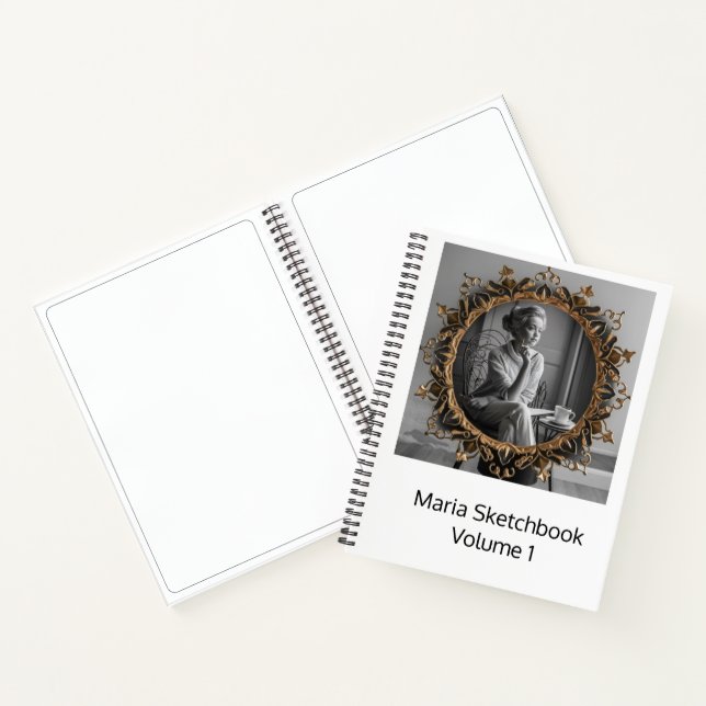 Cahier de croquis personnalisé pour enfants mignon (Intérieur)