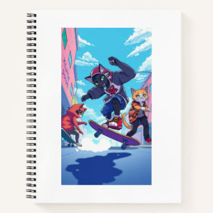 Cahier de croquis Skater Cats