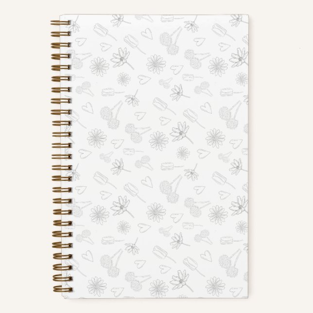 Cahier de décoration florale (Recto)