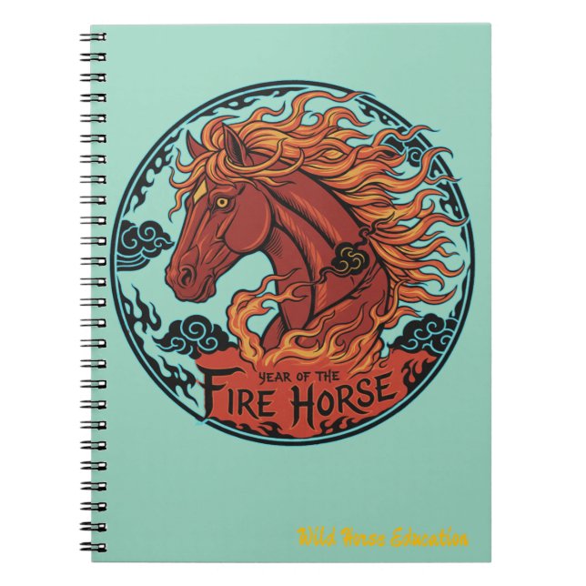Cahier de design de l'année du cheval de feu 2 (Devant)