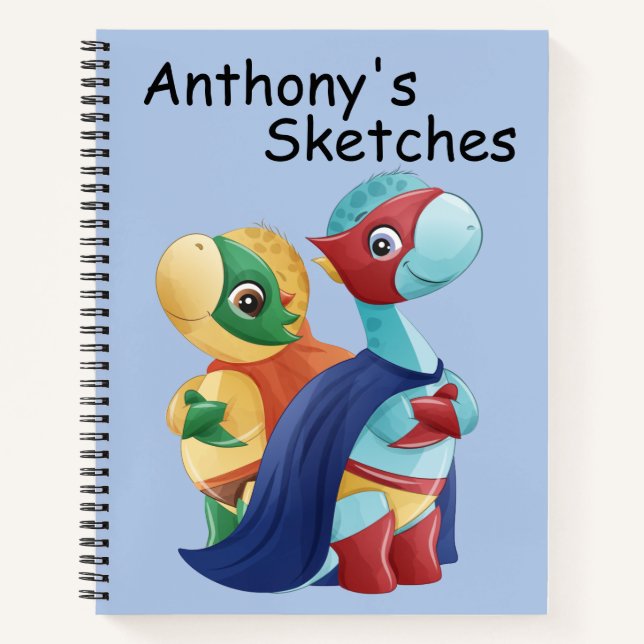 Cahier de dessin Super Héros Enfants  (Devant)