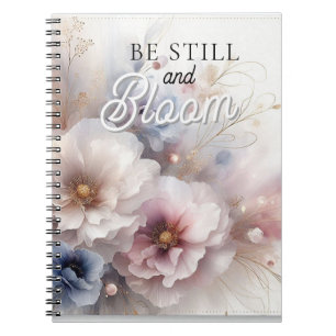 Cahier de Fleurs Chrétien "Sois Tranquille et Fleu