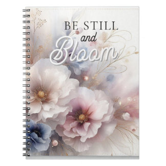 Cahier de Fleurs Chrétien "Sois Tranquille et Fleu