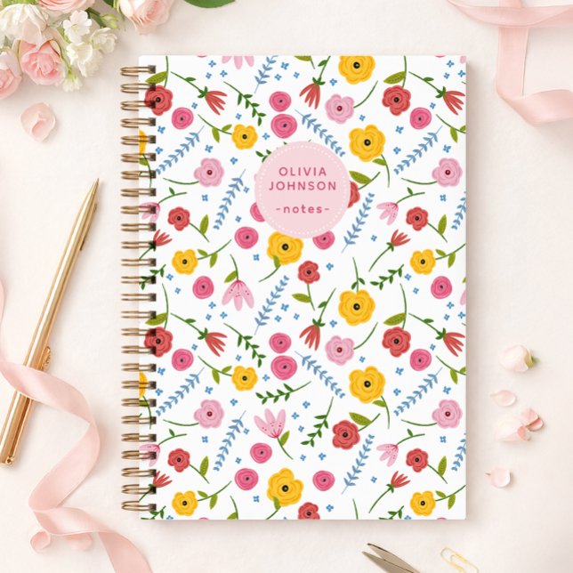 Cahier de Fleurs Personnalisé pour Maman ou Mamie (Personalized Gift Idea)