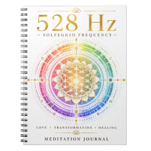 Cahier de fréquence Solfeggio 528 Hz – Amour, Tran