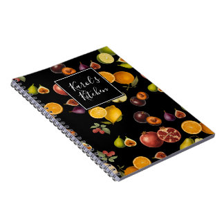 Cahier de Fruits Vintage/Livre de Recettes (Person