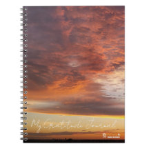 Cahier de Gratitude Couverture de Coucher de Solei